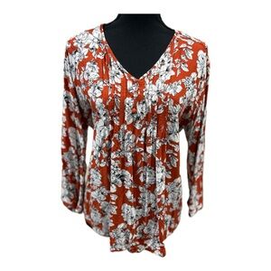 fun2fun Red & White Floral Blouse